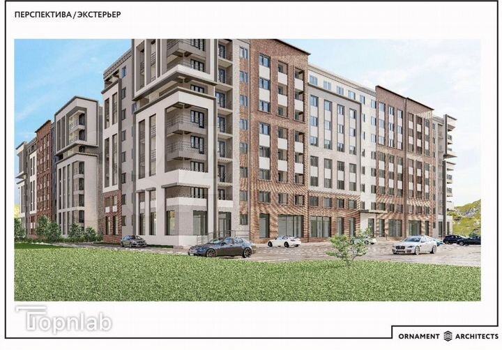 2-к. квартира, 65,3 м², 5/8 эт.