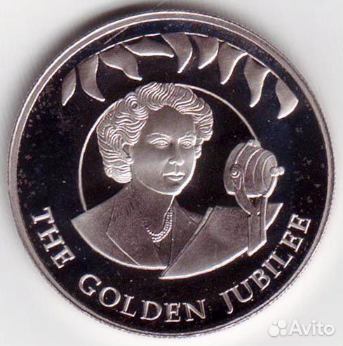 Фолклендские острова 50 пенсов 2002 UNC