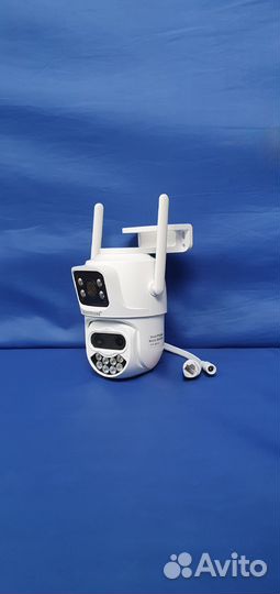 Камера видеонаблюдения WiFi 3 объектива