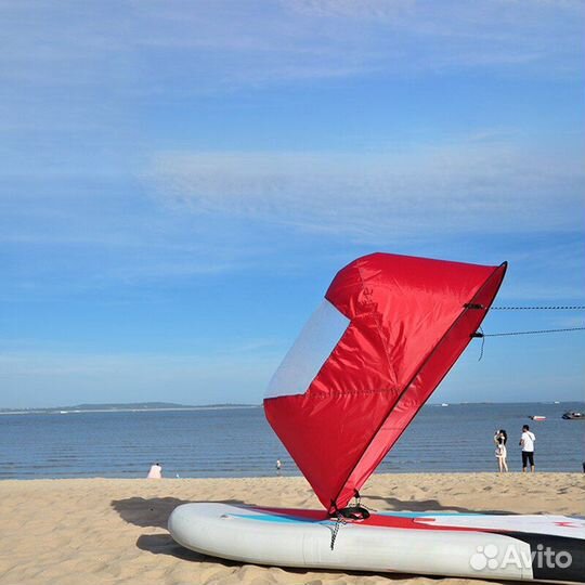 Парус круглый складной для сапборда, SUP-доски
