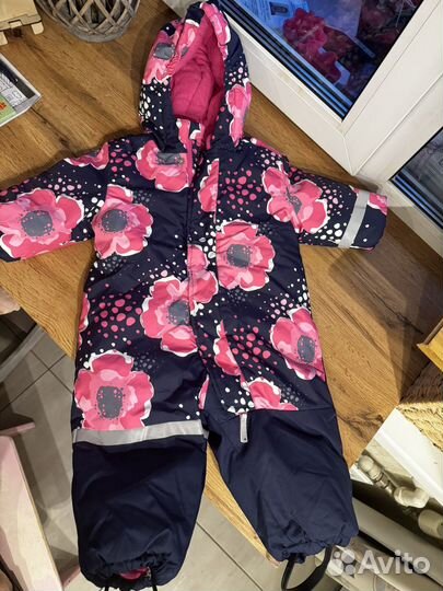 Зимний комбинезон для девочки/ 80 размер