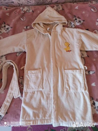 Детский махровый халат