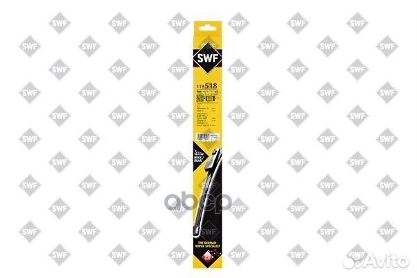 Щетка стеклоочистителя задняя visioflex бескарк