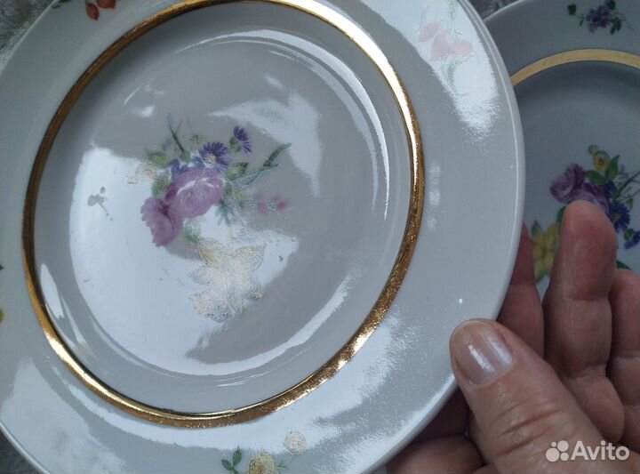 Винтажные тарелки СССР и Япония