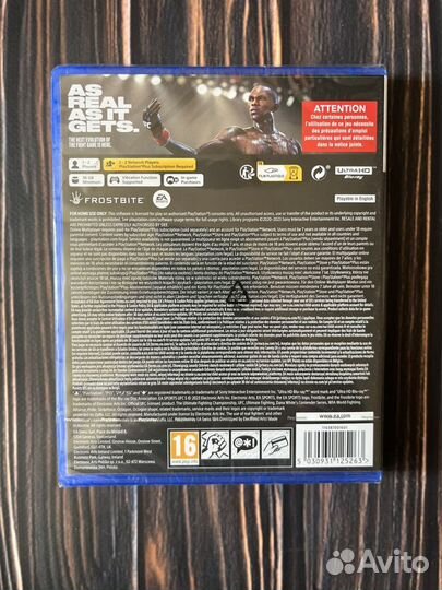 Ufc 5 ps5 диск новый