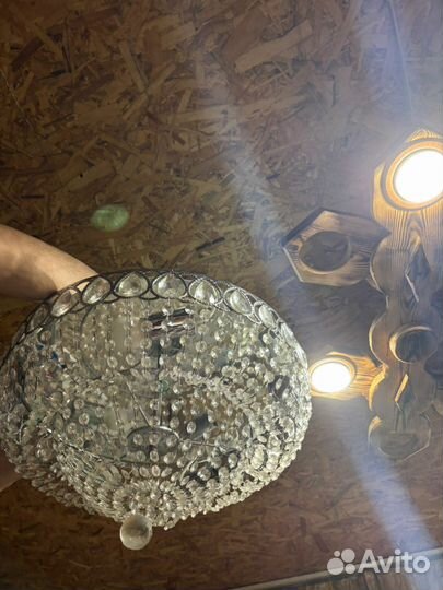 Люстра потолочная бу
