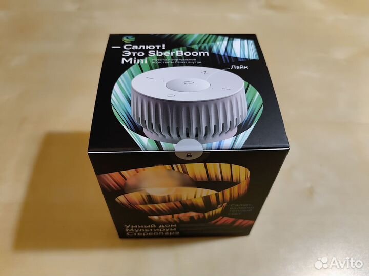 Новая умная колонка SberBoom Mini (белая)