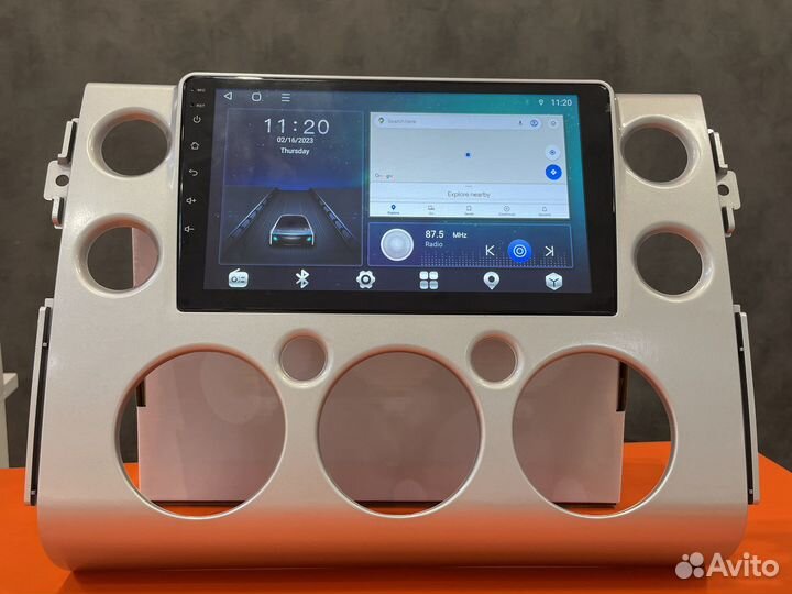 Автомагнитола на андроиде для Toyota Cruiser