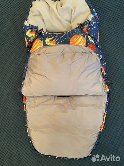 Зимний конверт в коляску mansita