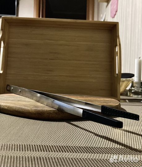 Щипцы lkea для гриля мяса стейков