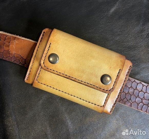 Обложка для документов. Натуральная кожа