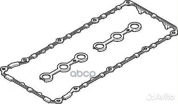 Прокладки крышки гбц (комплект: 1 прокладка пла