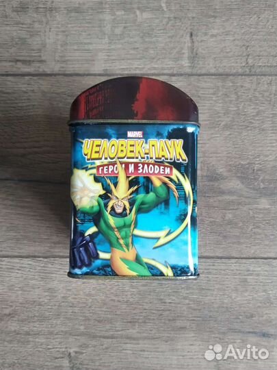 Кейс для карточек человек паук герои и злодеи