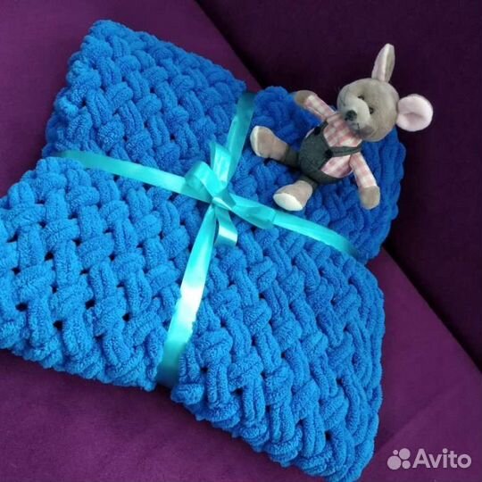 Плюшевые пледы и коврики на заказ