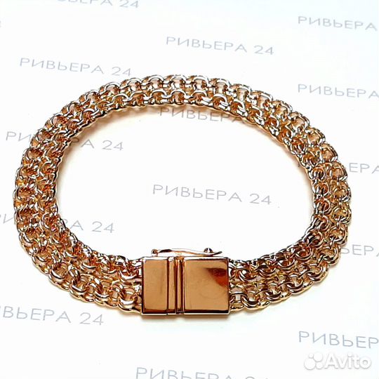 Золотой браслет мужской 585 пробы 27.77 грамм