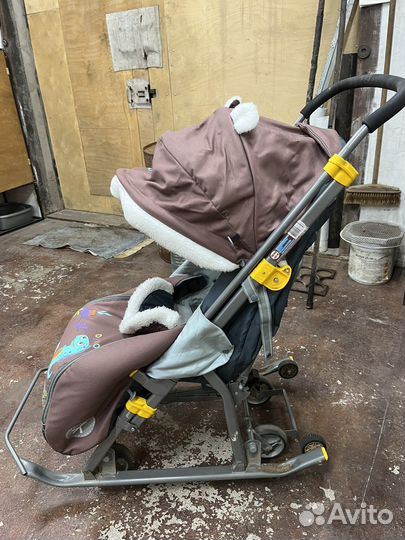 Санки коляска nika