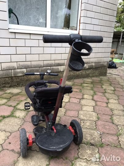 Велосипед коляска с ручкой