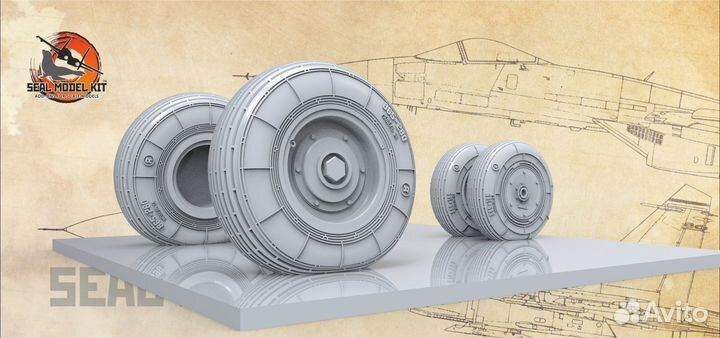 Дополнение из смолы Seal Model Kit smk48050