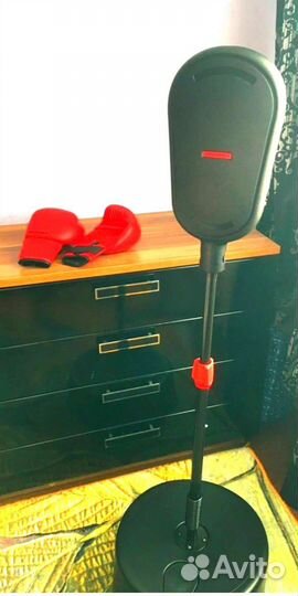 Боксерская груша напольная и перчатки детские