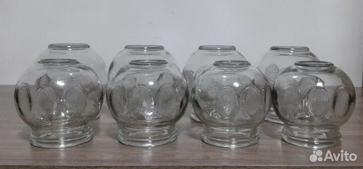 Банка медицинская стеклянная, 12 штук