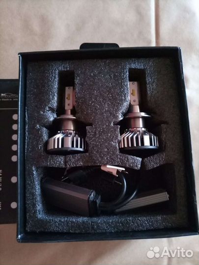 Автомобильные светодиодные лампы F2-H7. Компл 2 шт