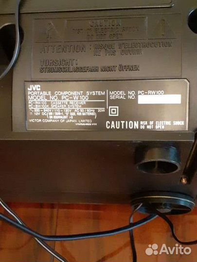 Музыкальный центр JVC, PC - W100