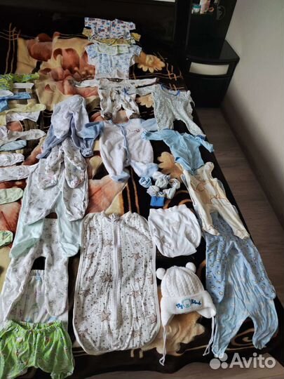 Большой пакет детских вещей