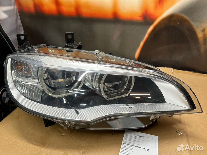 LED фары оригинал Bmw x6 e71 x5m x6m