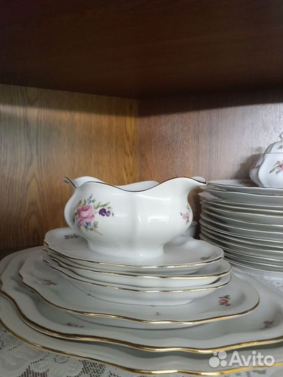 Столовый сервиз на 12 персон, новый, Чехословакия