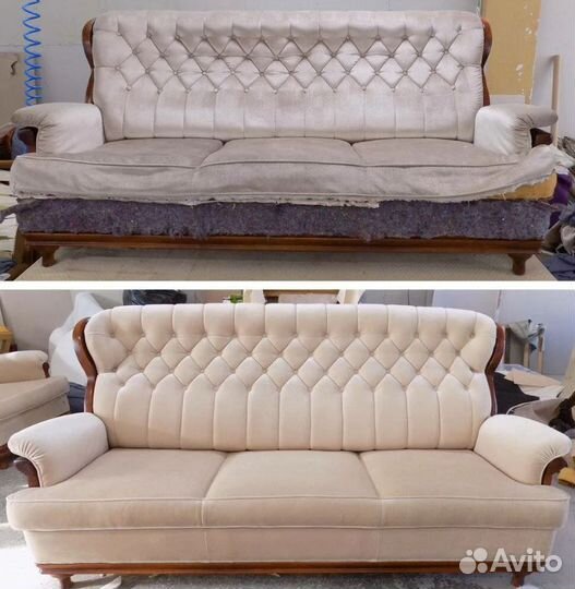 Перетяжка мебели, Реставрация мебели