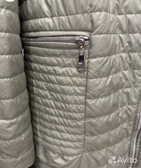 Пальто женское стеганое демисезонное