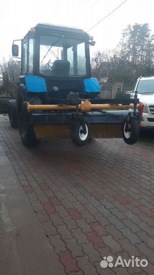 Мтз 82 с отвалом и щёткой