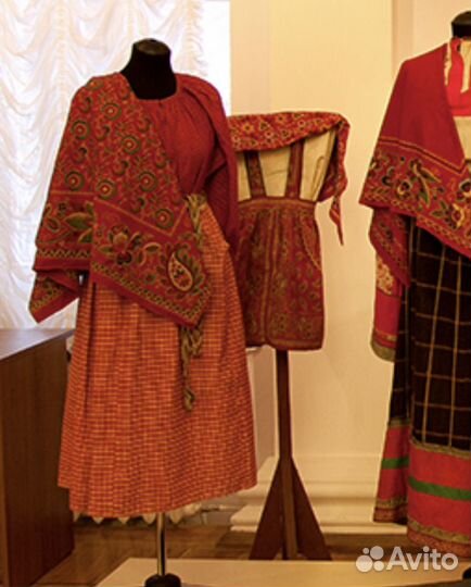 Платок ситцевый 19 век