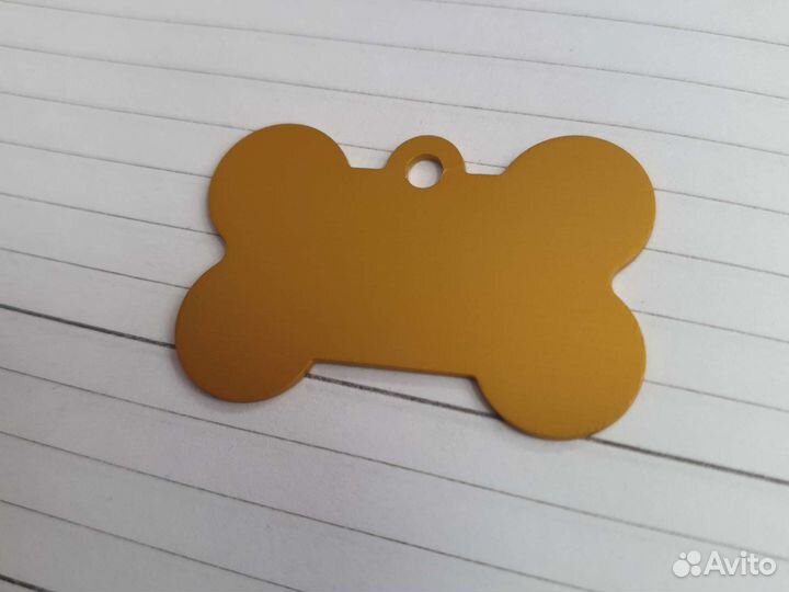 Адресник для собак и кошек с гравировкой