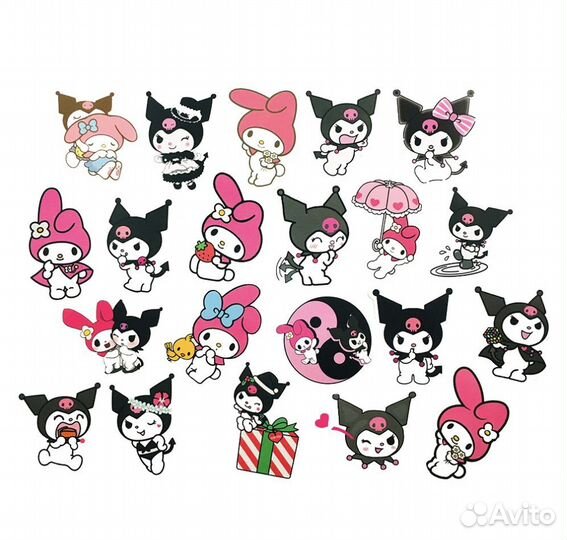 Наклейки стикеры для творчества - 50шт