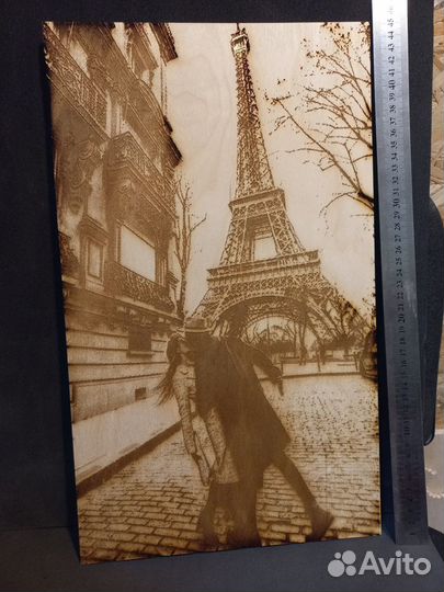 Картина гравировка лазерная 