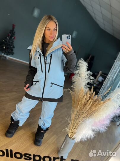 Куртка Running River на мембране голубая