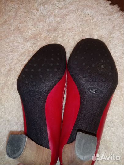 Туфли женские Tods 38 размер натуральная кожа
