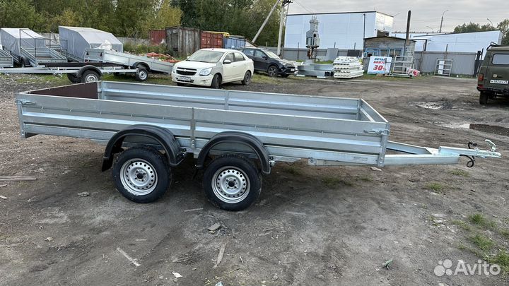 Прицеп двухосный излп 3,5х1,5 оцинкованный