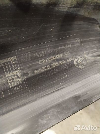 Vw Passat юбка заднего бампера ZSB 3B5 807 521