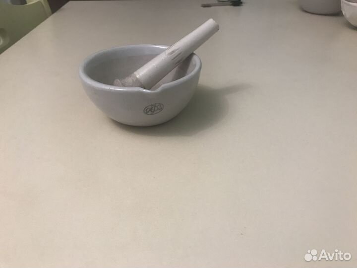 Фарфоровая посуда. Ступка с пестиком