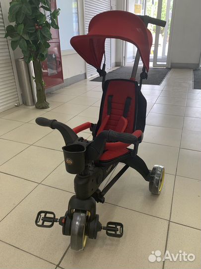 Трехколесный складной велосипед Luxmom