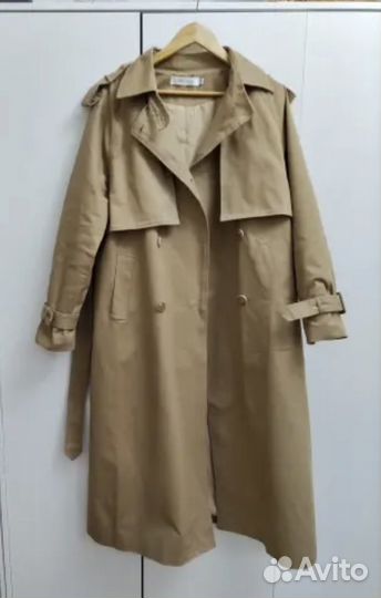 Женский длинный тренчкот