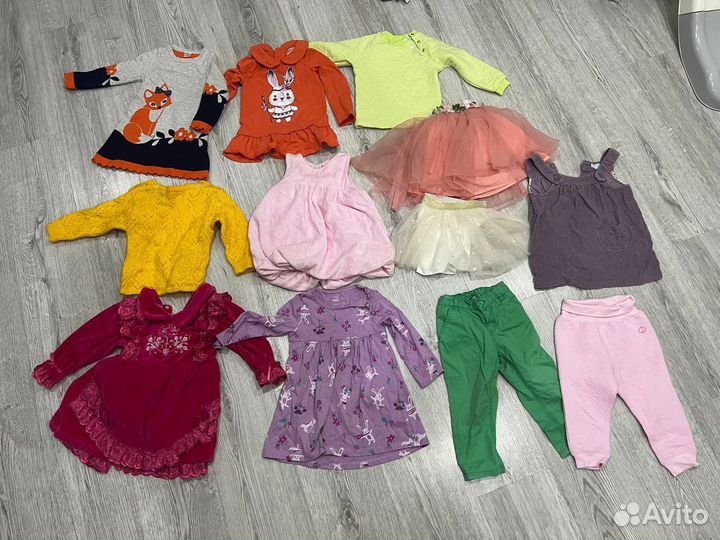 Пакет вещей на девочку 1-2,5 года