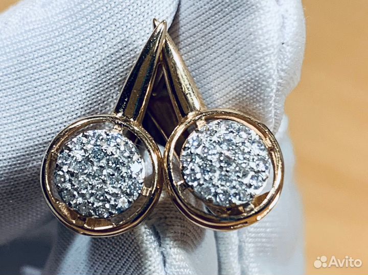 Комплект золото 585 с фианитами