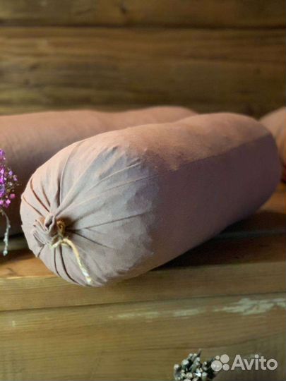 Подушки и валики для бани с ароматным сеном