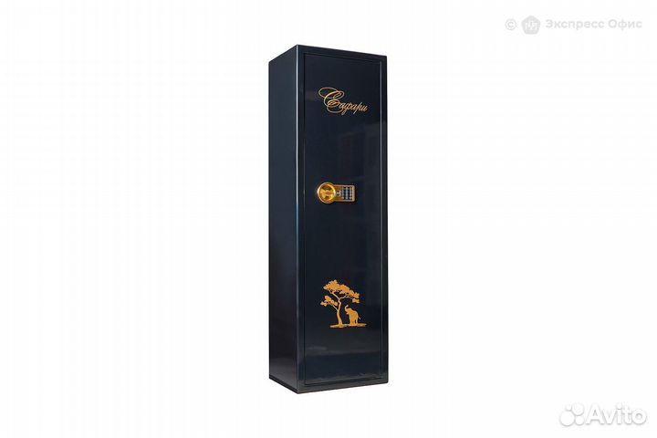 Оружейный сейф Valberg Сафари EL Gold (черный)