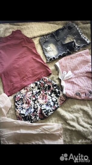 Летние вещи на девочку 140