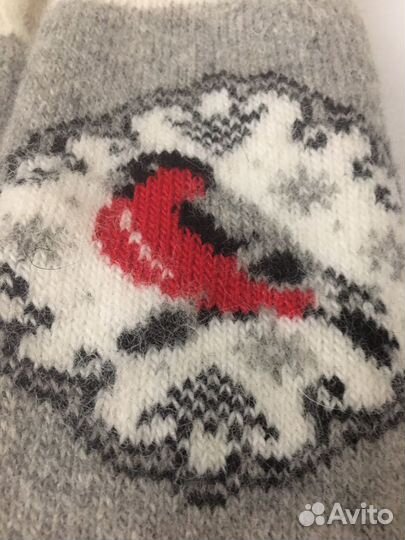 Варежки носки зимние шерсть