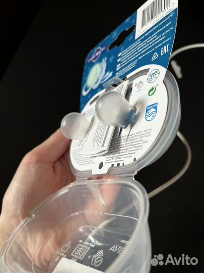 Соска пустышка avent 6 18